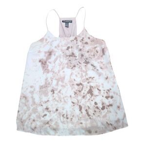 A PEA IN THE POD Maternity ‎ Space Dye Racerback Tank Top Pink Tie Dye Flowy S
